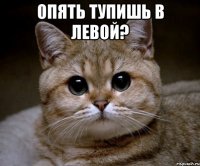 опять тупишь в левой? 