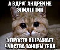 А вдруг Андрей не эпилептик А просто выражает чувства танцем тела