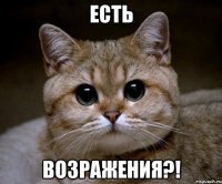 есть возражения?!