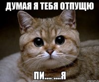 думая я тебя отпущю пи.... ....я