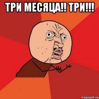 Три месяца!! Три!!! 