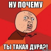 Ну почему ты такая дура?!