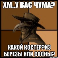 Хм..у вас чума? Какой костер?Из березы или сосны?