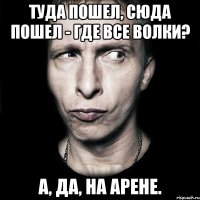 Туда пошел, сюда пошел - где все волки? А, да, на арене.