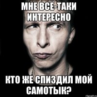 мне всё-таки интересно кто же спиздил мой самотык?