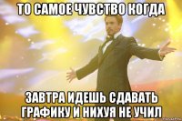 То самое чувство когда завтра идешь сдавать графику и нихуя не учил