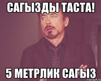 Сагызды таста! 5 метрлик сагыз