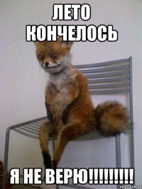 Лето кончелось я НЕ ВЕРЮ!!!!!!!!!