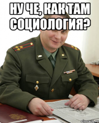 Ну че, как там социология? 