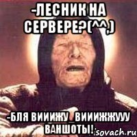 -Лесник на сервере?(^^,) -Бля вииижу_вииижжууу ваншоты!