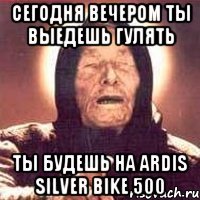 сегодня вечером ты выедешь гулять ты будешь на Ardis Silver Bike 500