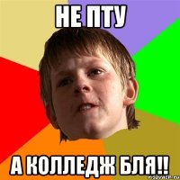 НЕ ПТУ А КОЛЛЕДЖ БЛЯ!!