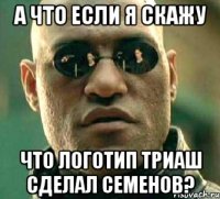 а что если я скажу что логотип триаш сделал семенов?