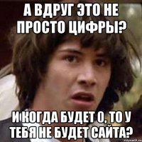 А вдруг это не просто цифры? И когда будет 0, то у тебя не будет сайта?