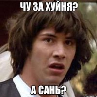 чу за хуйня? а Сань?