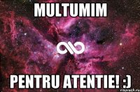 Multumim pentru atentie! :)