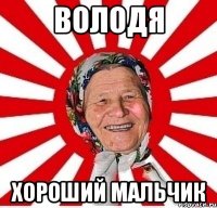 володя хороший мальчик