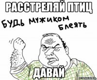 расстреляй птиц давай