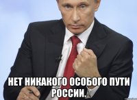  Нет никакого особого пути России.