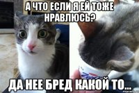 А что если я ей тоже нравлюсь? Да нее бред какой то...