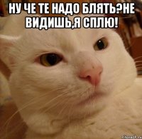 ну че те надо блять?не видишь,я сплю! 