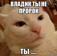 Владик ты не пророк ты .....