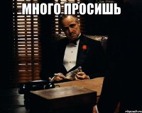 много просишь 