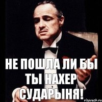 Не пошла ли бы ты нахер сударыня!