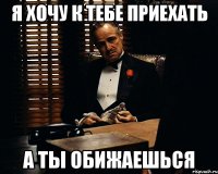 я хочу к тебе приехать а ты обижаешься