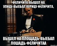 феличита, вышел на улицу-выебал курицу феличита, вышел на площадь-выебал лошадь феличитаа