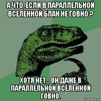 А что, если в параллельной вселенной БПАН не говно ? Хотя нет... он даже в параллельной вселенной говно.