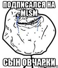 Подписался на MLSM Сын овчарки