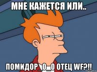 мне кажется или.. помидор_0_0 отец wf?!!