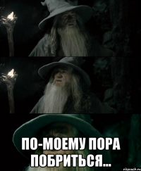  По-моему пора побриться...