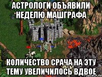 Астрологи объявили неделю машграфа Количество срача на эту тему увеличилось вдвое