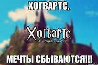 Хогвартс, МЕЧТЫ СБЫВАЮТСЯ!!!