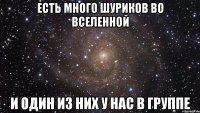 Есть много шуриков во вселенной и один из них у нас в группе