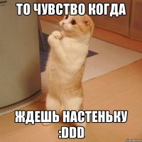 То чувство когда ждешь настеньку :DDD