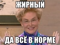 ЖИРНЫЙ ДА ВСЁ В НОРМЕ