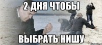 2 дня чтобы выбрать нишу