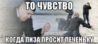 то чувство когда лиза просит печеньку