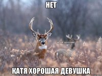 Нет Катя хорошая девушка