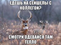 Едешь на Сейшелы с коллегой? смотри одевайся там тепло