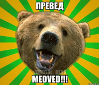 ПРЕВЕД MEDVED!!!