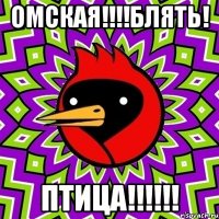 ОМСКАЯ!!!!БЛЯТЬ! ПТИЦА!!!!!!