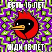 Есть 16 лет Жди 18 лет