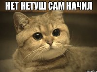 нет нетуш сам начил 