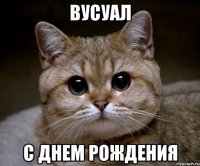 ВУСУАЛ с днем рождения