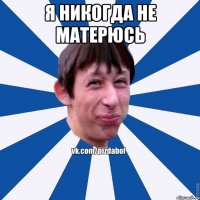 Я никогда не матерюсь 