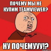 Почему мы не купим Teamviewer? Ну почемууу!?